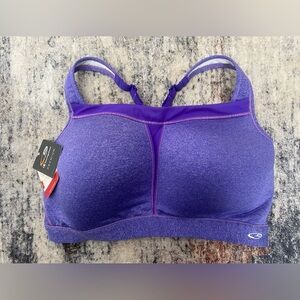 Champion Women's Premium high support Vibrant Purple Sports Bra
